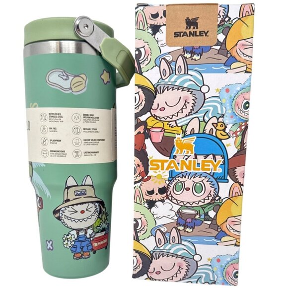 Stanley X Sanrio Flowstate Quencher H2.0 Tumbler 30 oz Matte Green - Picture 2 of 4